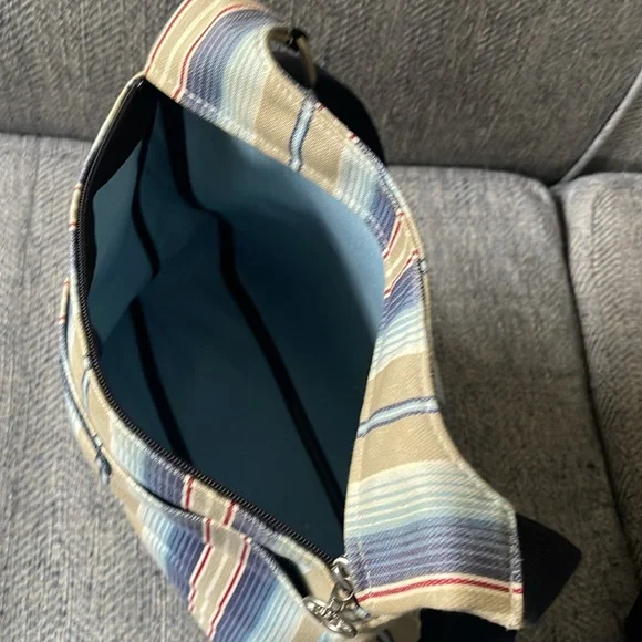 Longchamp Pilage Multicolored Canvas Crossbody Bag - Picture 14 of 16